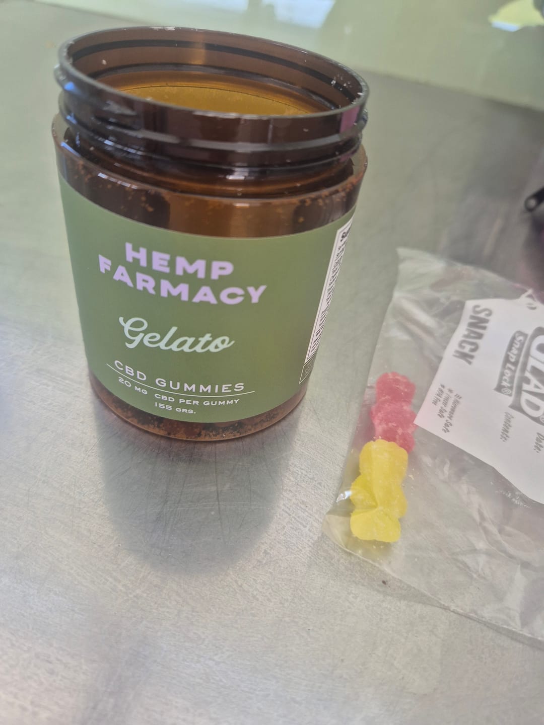 Customer photo review of Gelato Night-Time Gummies