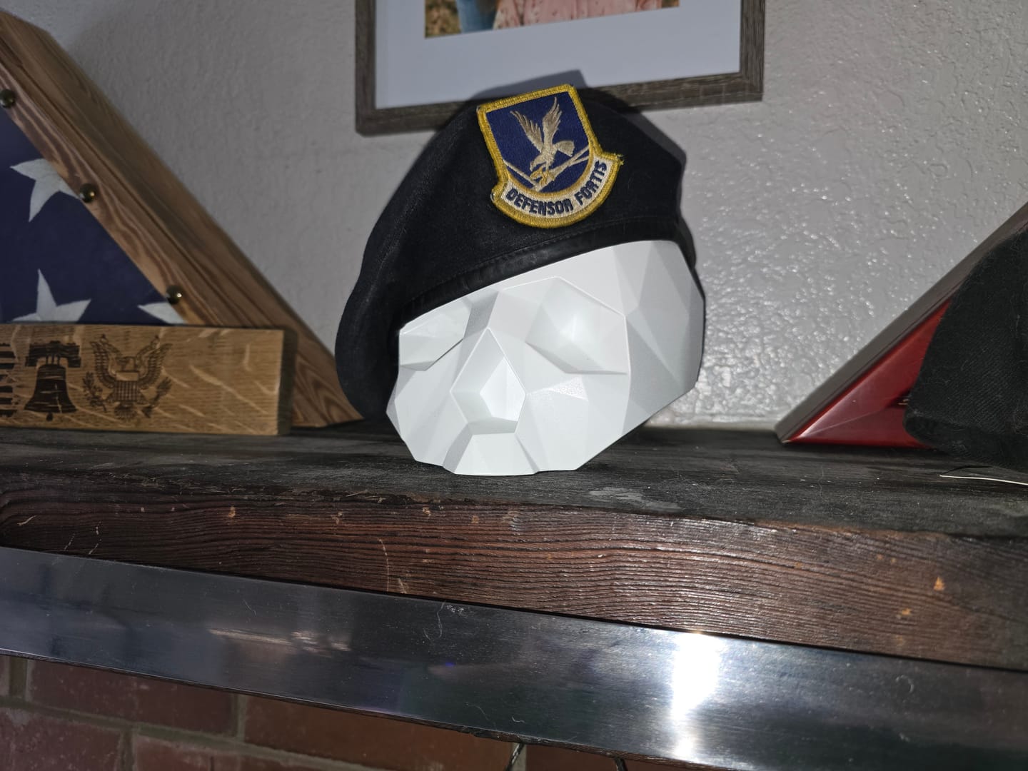 Customer photo review of White Skull Stand