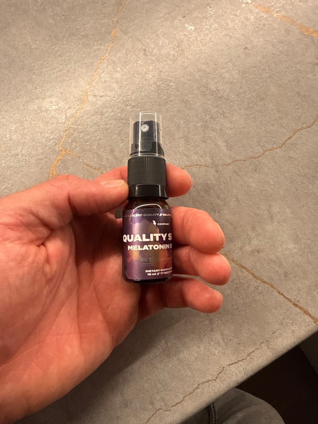 Customer photo review of Melatonin Spray