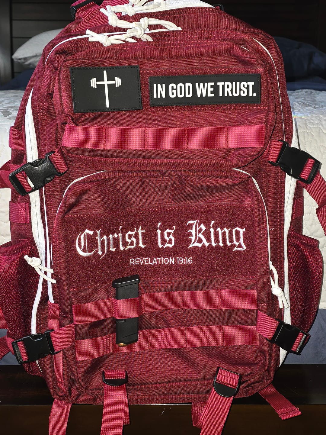 Customer photo review of HolStrength 45L Tactical Backpack