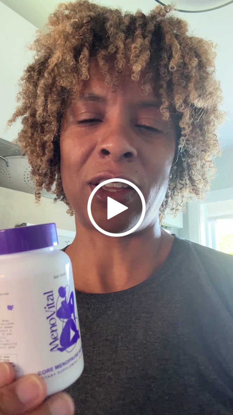 Customer video review of MenoVital