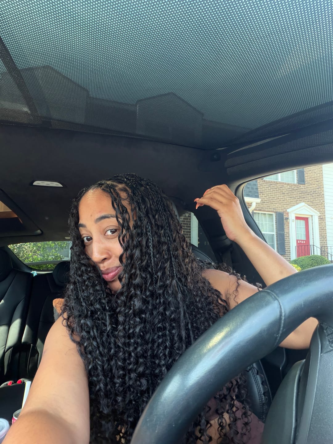 Customer photo review of Human Crochet Hair Water Wave For Miracle Knots