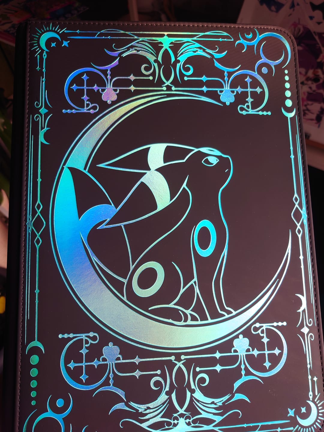 Customer photo review of Lunar Shadow Shiny 9-Pocket Trading Card Binder