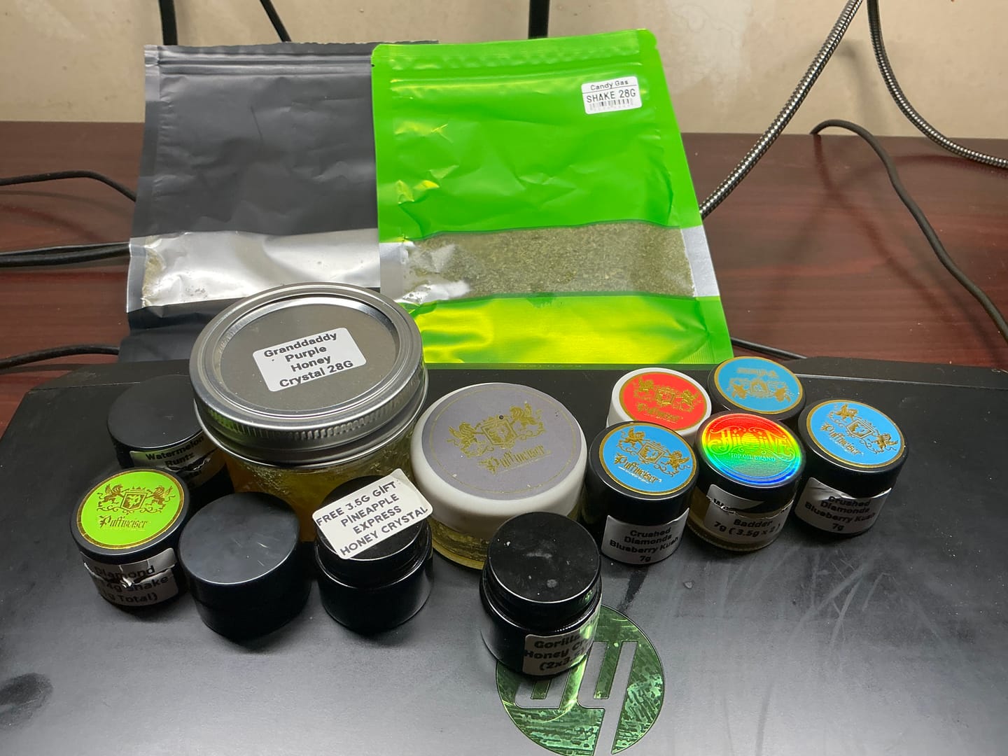 Customer photo review of (Trinity) Granddaddy Purple 14G Honey Crystal