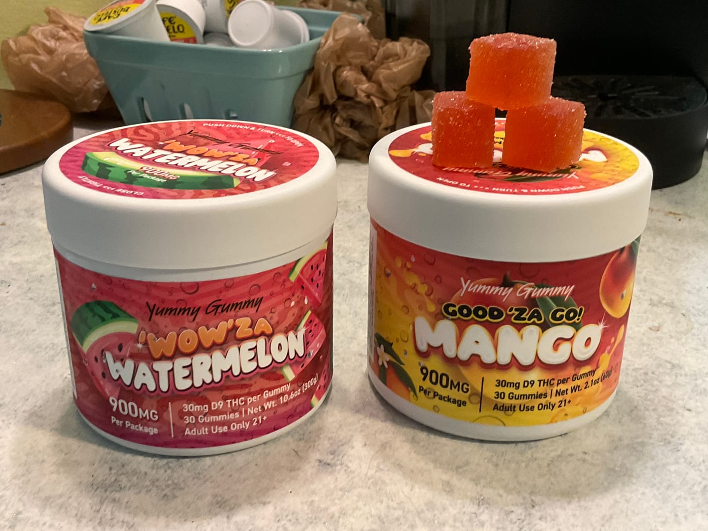 Customer photo review of 900MG Yummy Gummy D9