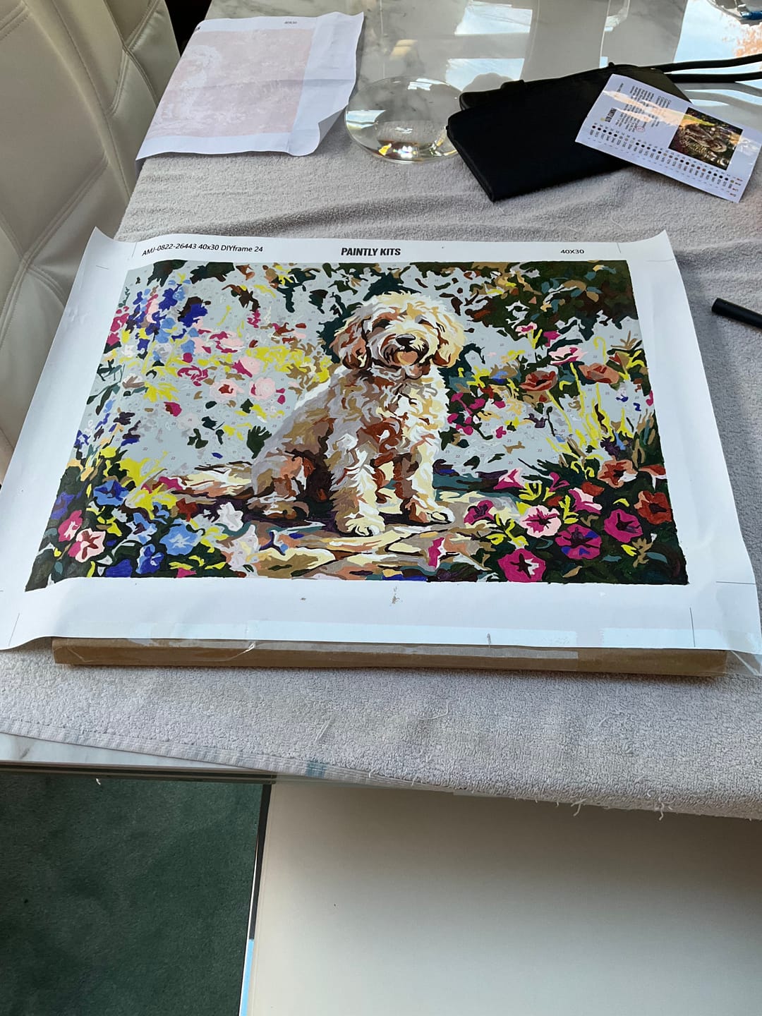Customer photo review of Design Your Own Paint by Number with AI