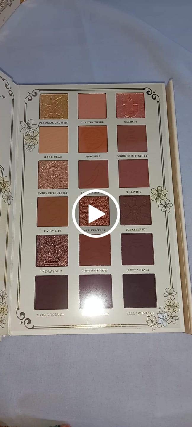 Customer video review of A Brand New Chapter Palette - Chapter Three