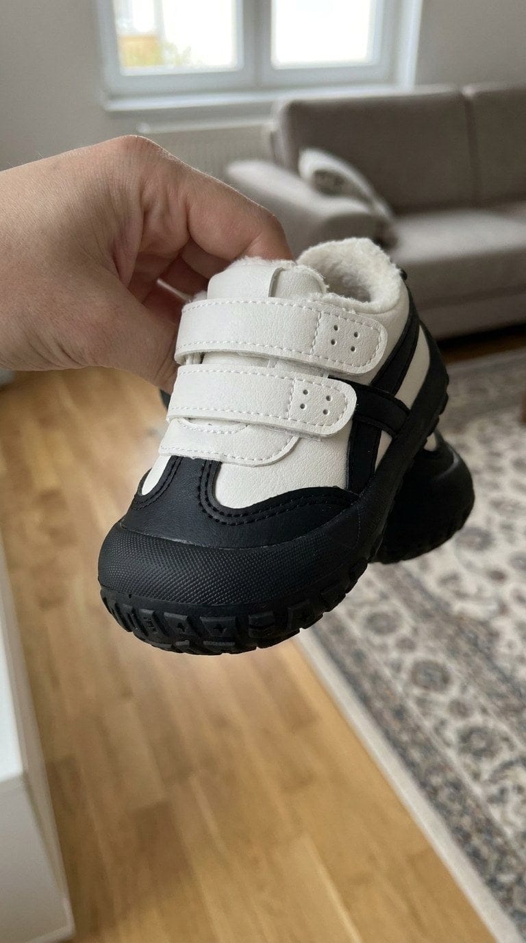 Customer photo review of Flauschtreter Winterschuh | Warme Fleece Lauflernschuhe für Kleinkinder
