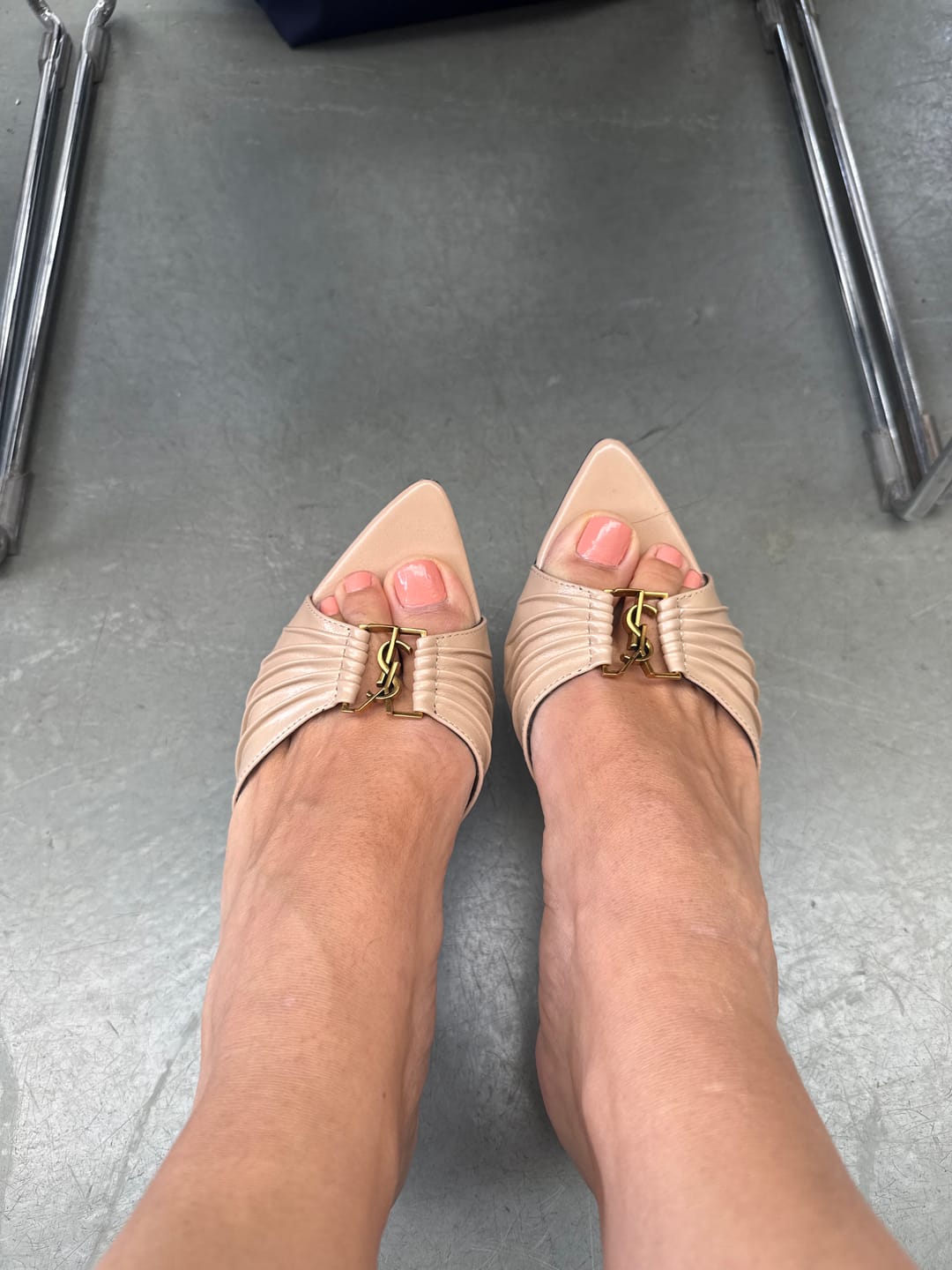 Customer photo review of YSL 2026 Sandal Smooth Calfskin 925205