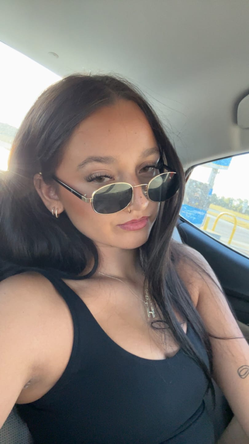 Customer photo review of Hidrocor AVELA Brown Prescription Colored Contact Lenses