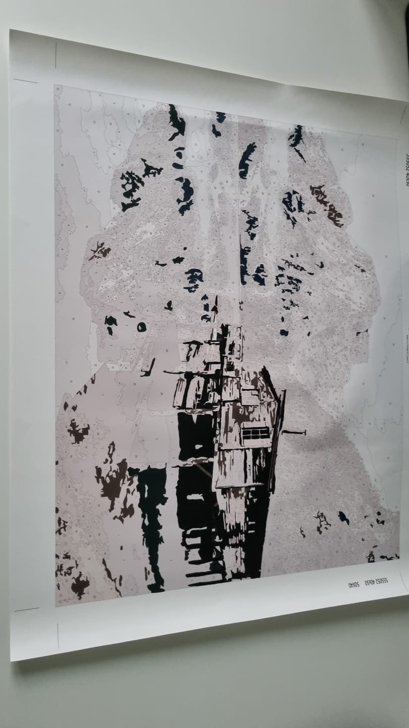 Customer photo review of Lake Braies in the Dolomites - Italy (South Tyrol) | Paint by Numbers