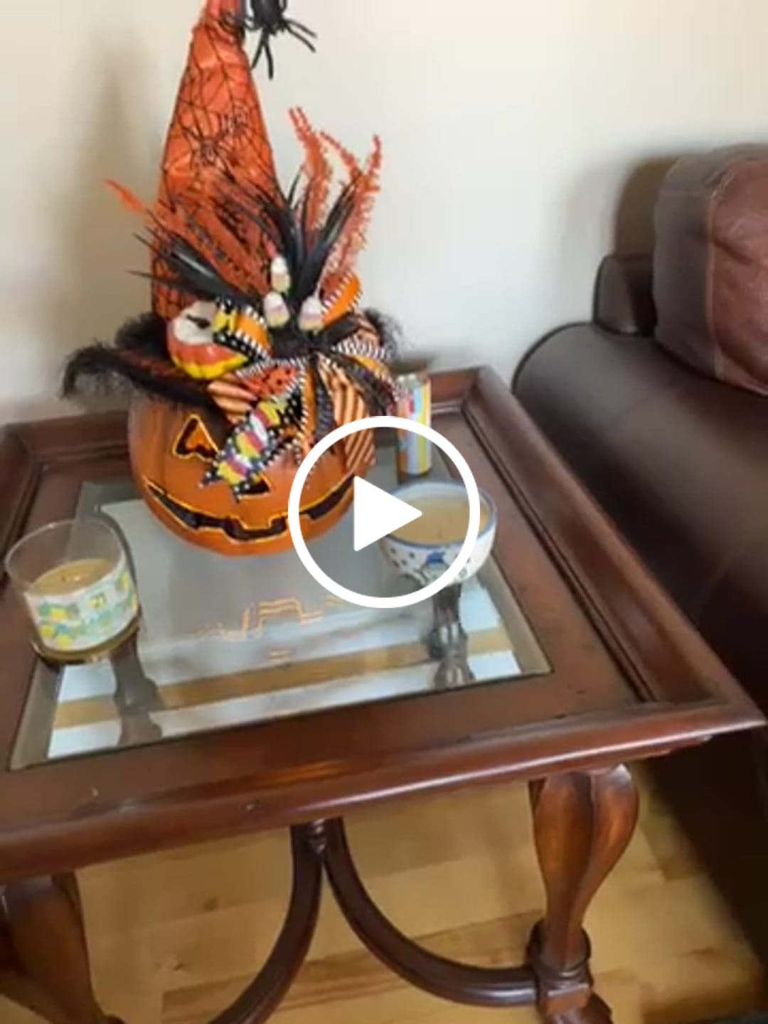 Customer video review of Witch Cat Candle