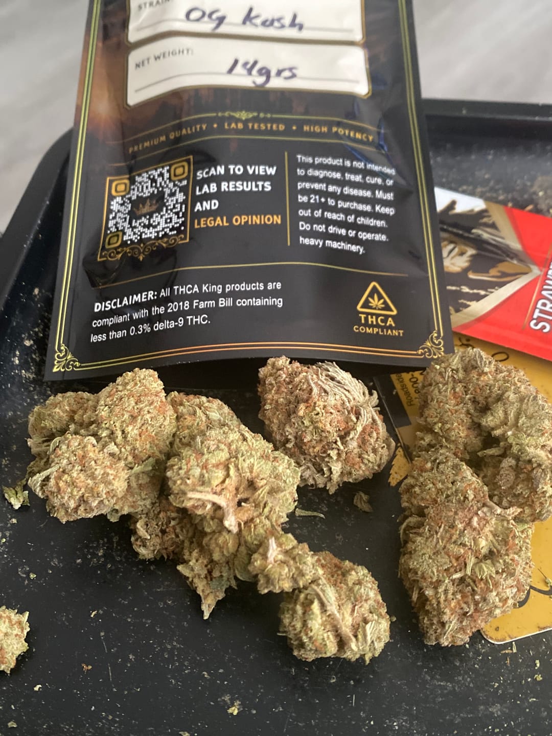 Customer photo review of OG Kush Light Dep THCA