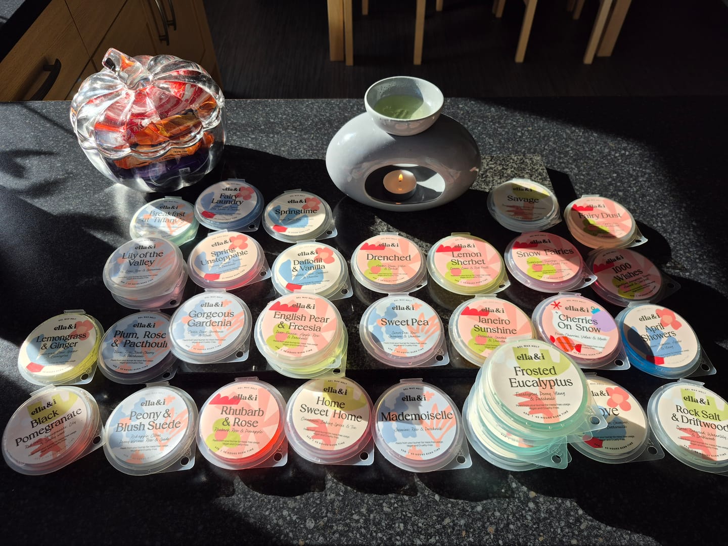 Customer photo review of Frosted Eucalpytus Gel Melt- 20% off Fragrance of the Month