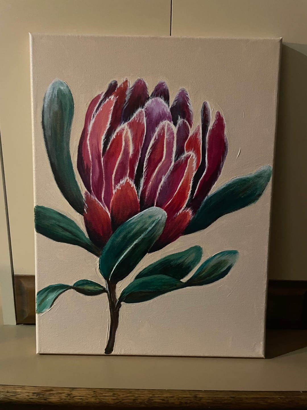 Customer photo review of Paint and Sip evening with Artist Sarah Migliaccio