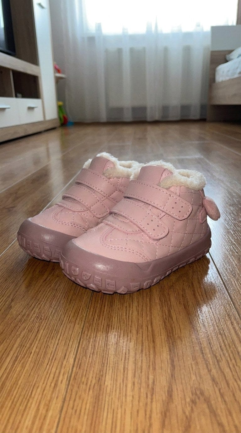 Customer photo review of Flausch Tretter Winterstiefel | Warme Fleece Schuhe für erste Schritte