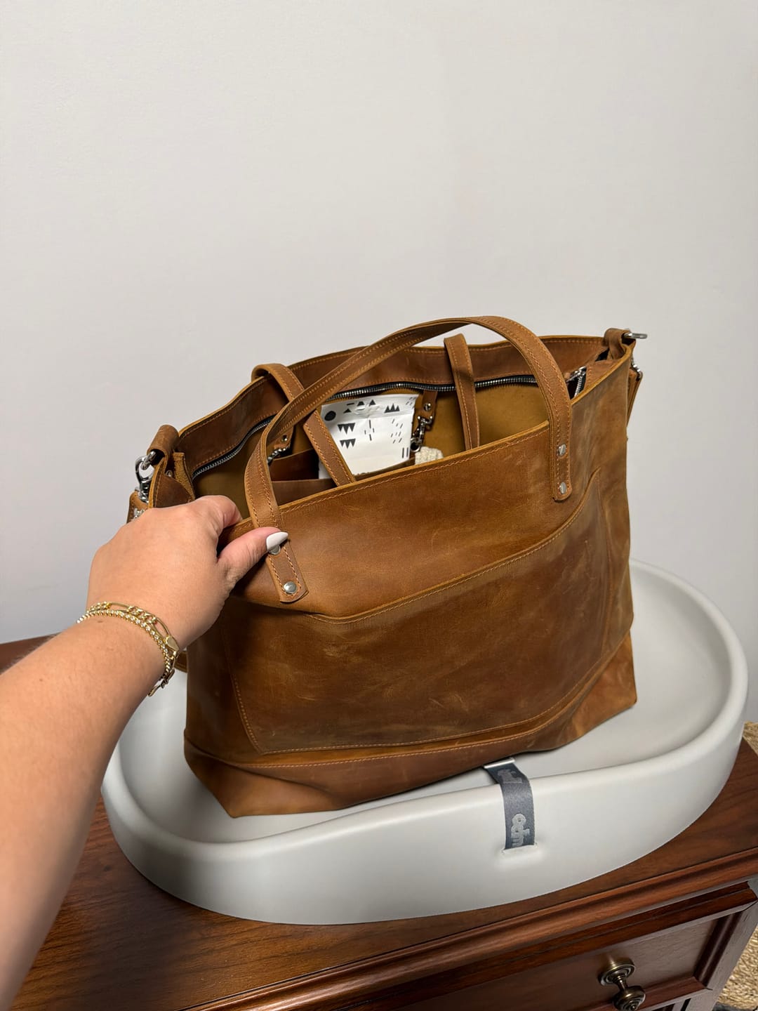 Customer photo review of Laptop Tote Bag Lisbon