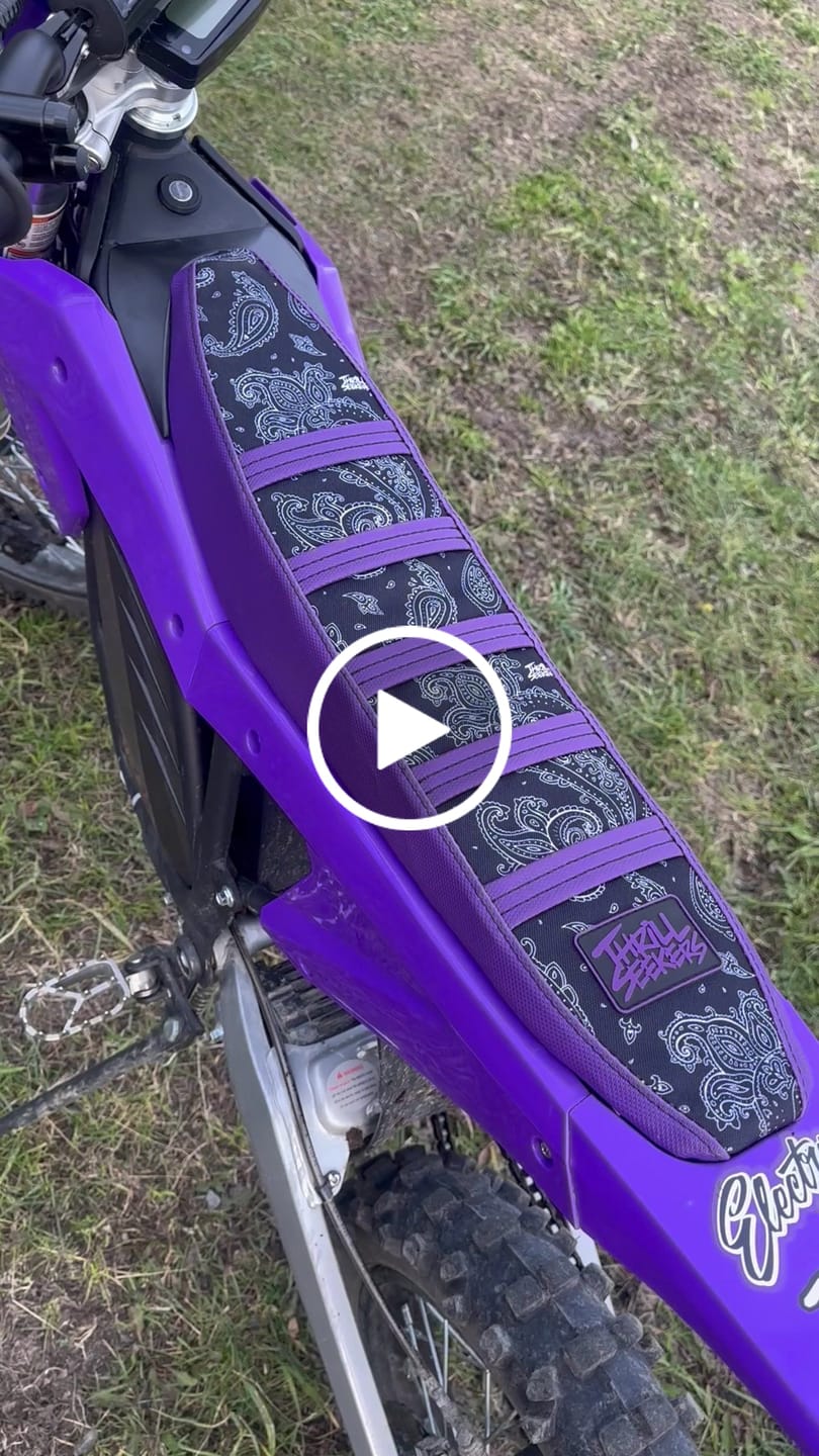Customer video review of Custom Seat Cover: Electro & Co ETM RTR XL