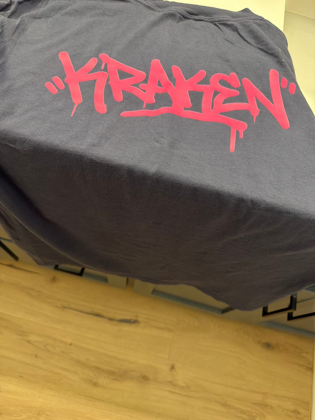 Customer photo review of 🦑 Origin Tee - Navy