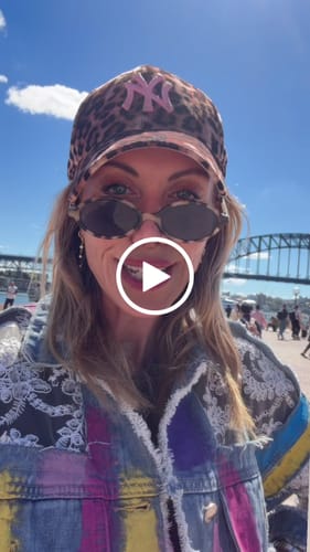 Customer video review of 'RAINBOWS AND LACE' DENIM JACKET