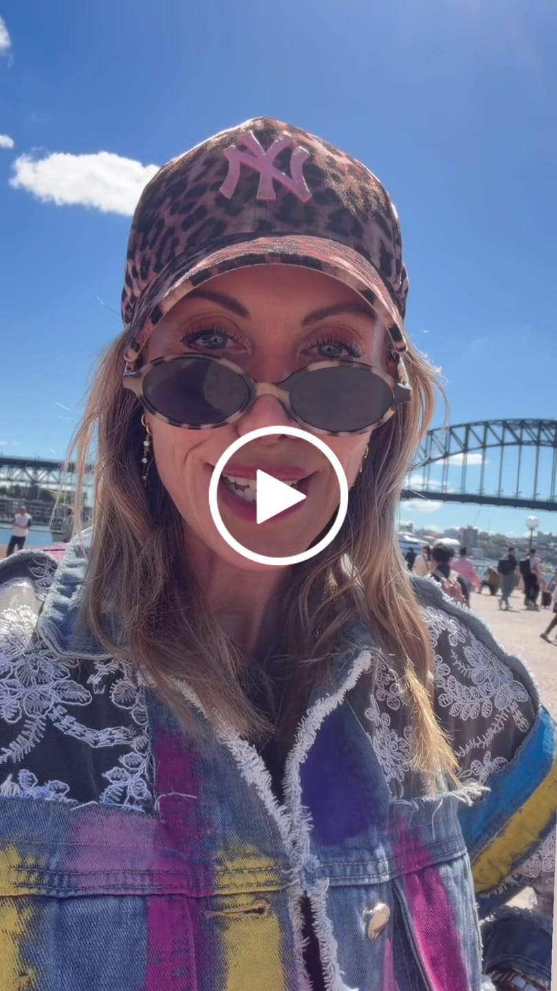 Customer video review of 'RAINBOWS AND LACE' DENIM JACKET
