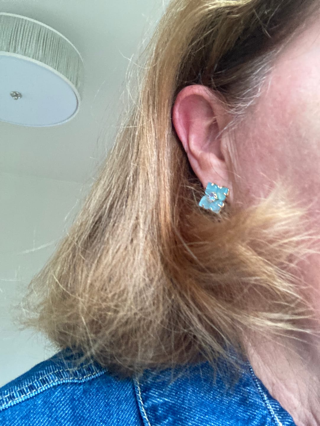 Customer photo review of Hydrangea Studs