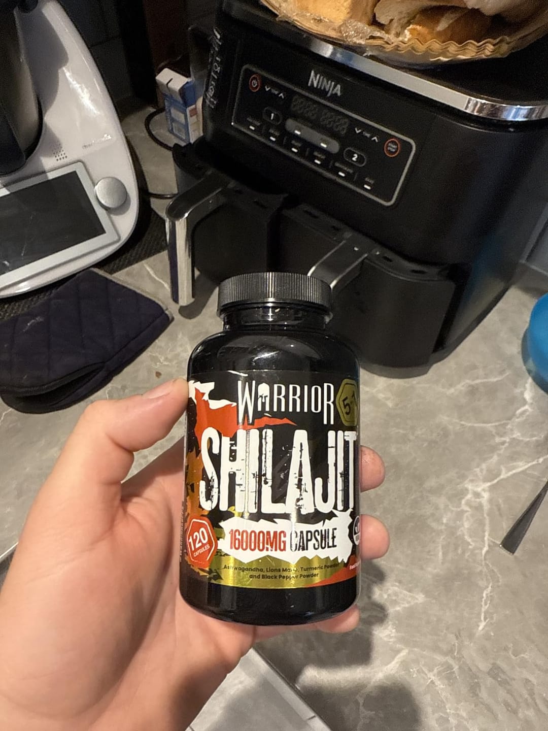 Customer photo review of Warrior SHILAJIT - 120 Capsules