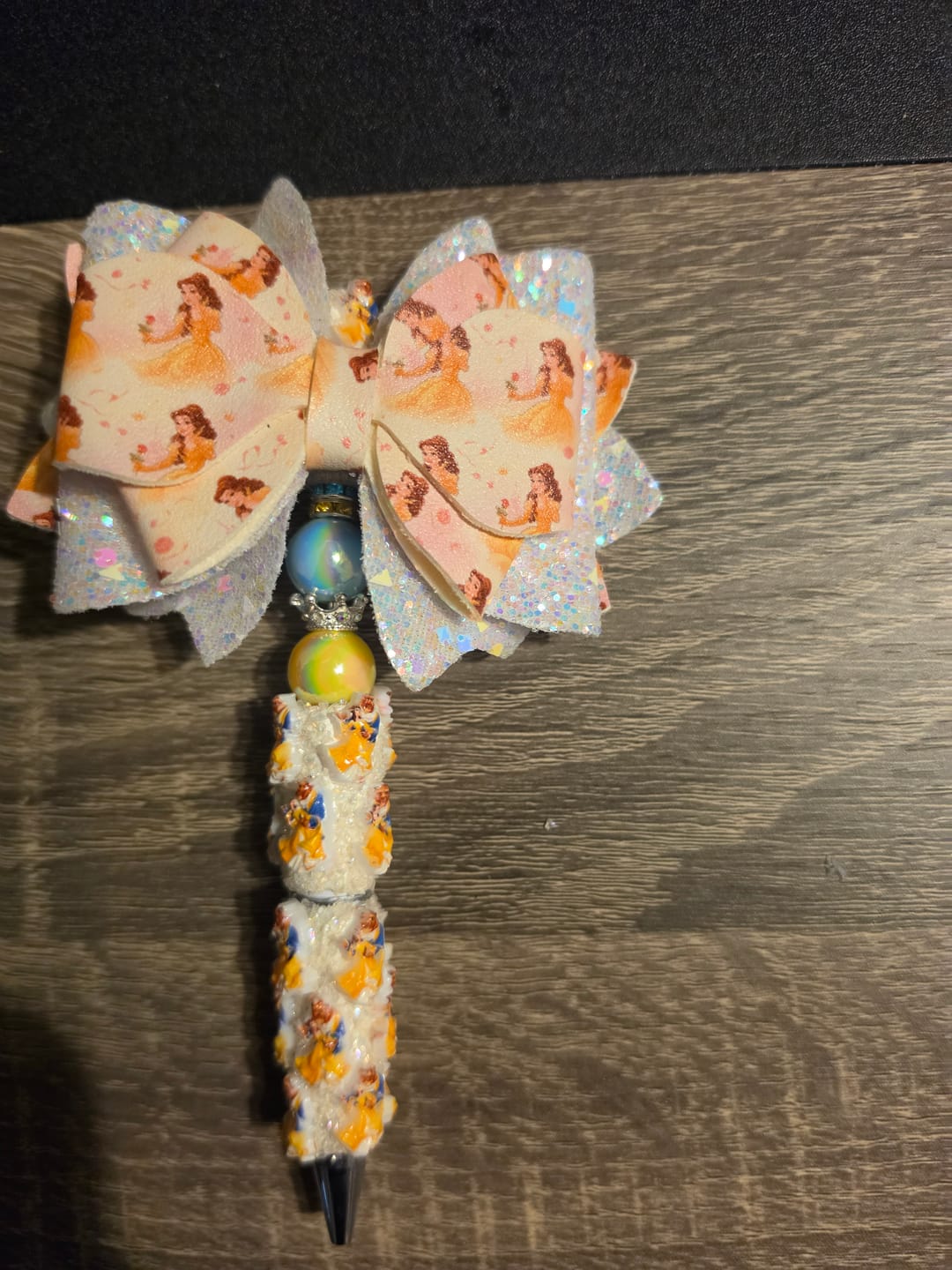 Customer photo review of Fairytale Beauty Character Beadable Pens Wholesale, Matches All Focal Beads & Pen Toppers