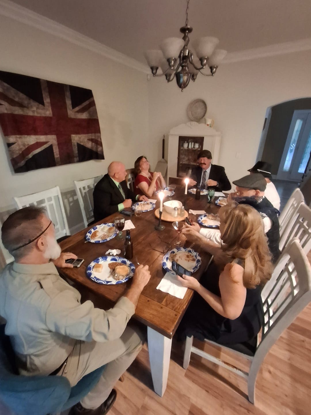 Customer photo review of 1940s Murder Mystery Host Your Own Game Kit