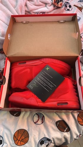 Customer photo review of YEEZY RED OCTOBER