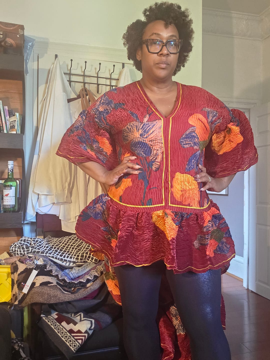 Customer photo review of Crimson Bloom Dress *SHIPS 9/30