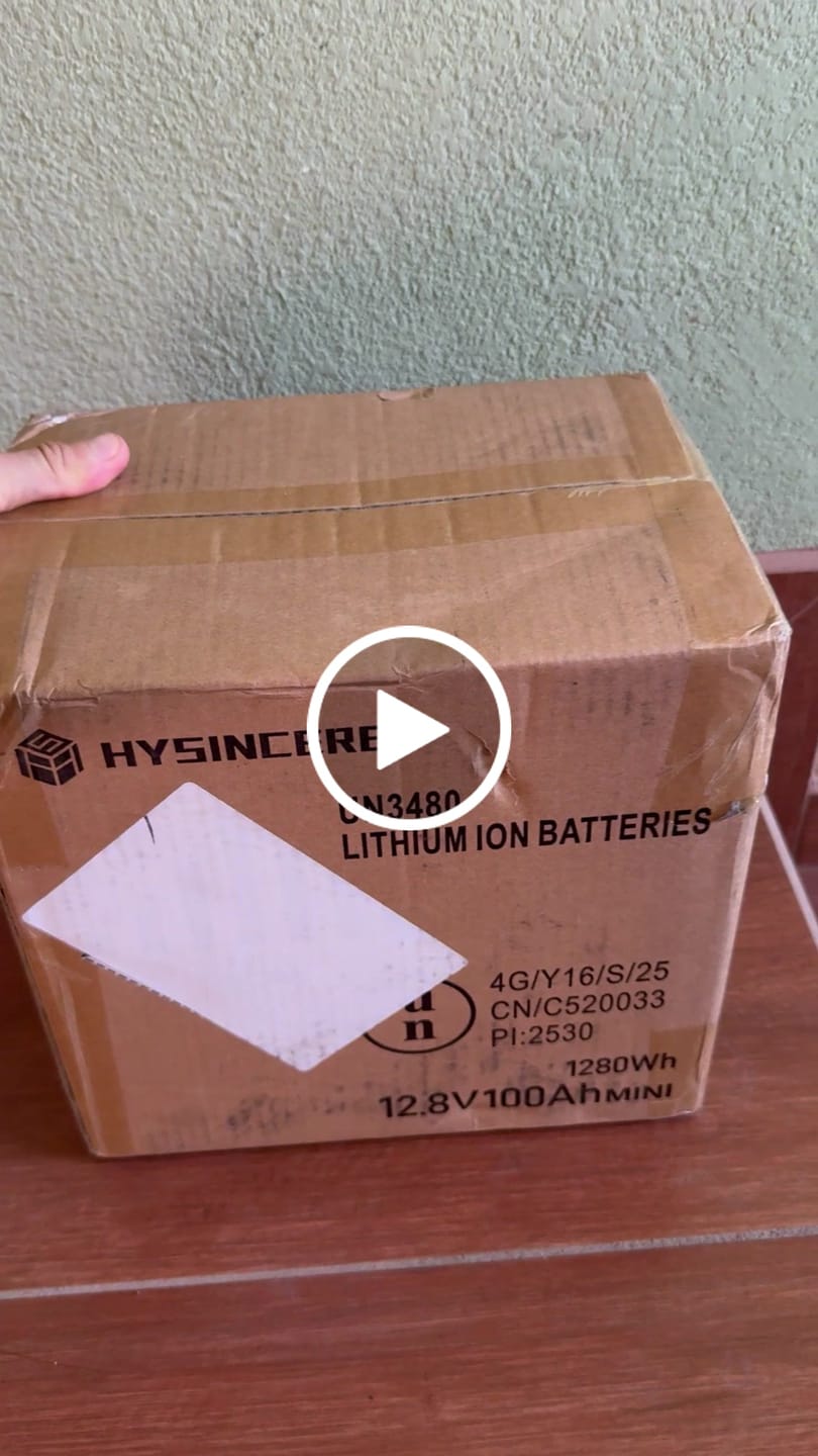 Customer video review of Hysincere Power 12V 100Ah Group 24 LiFePO4 Battery