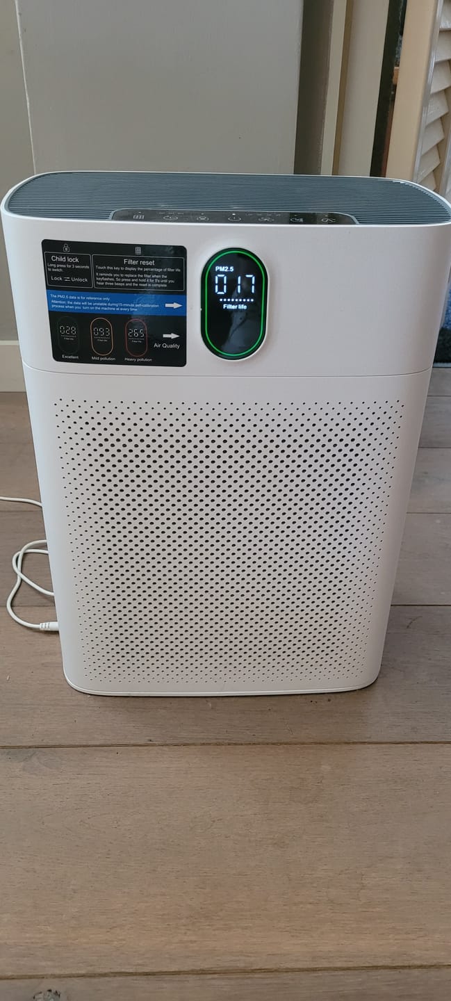 Customer photo review of Verpakking met 2 HEPA-filters voor Smart Luchtreiniger V1 Pro
