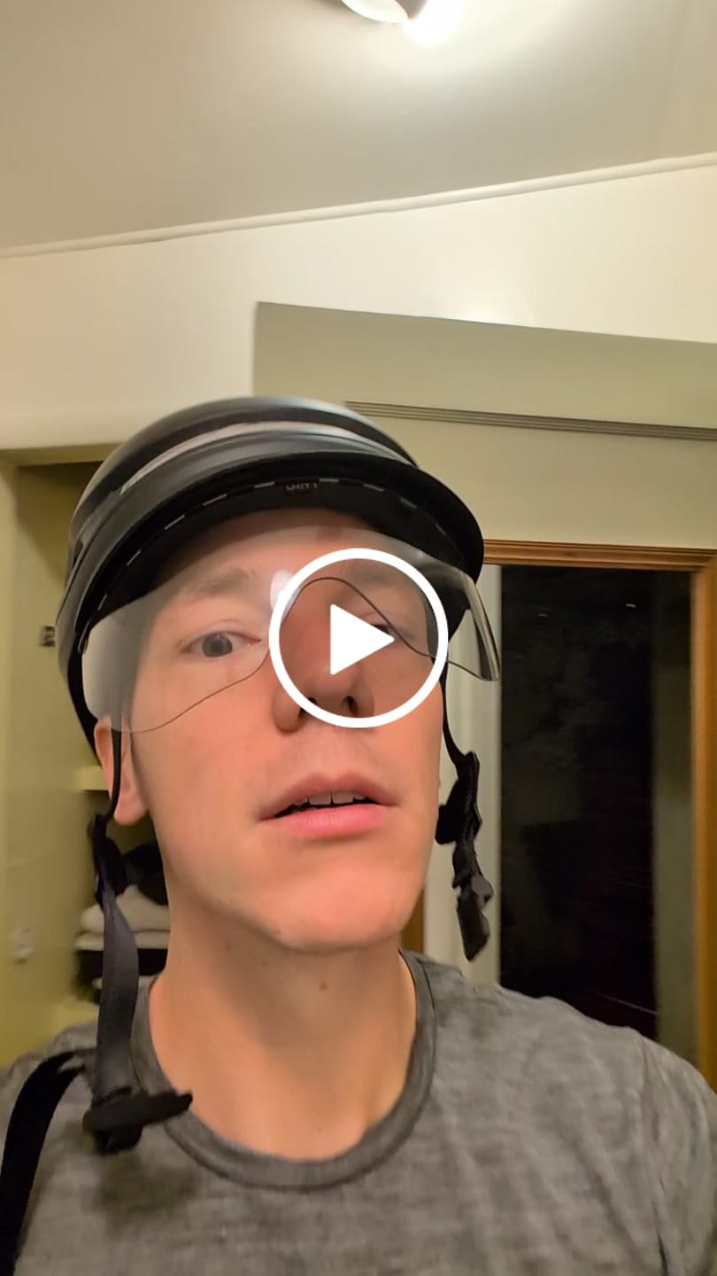 Customer video review of Helmet Visor