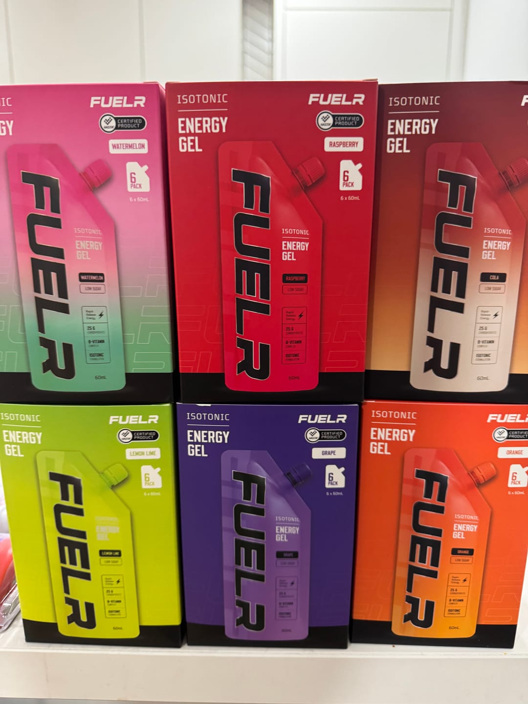 Customer photo review of ISOTONIC ENERGY GELS BUNDLE
