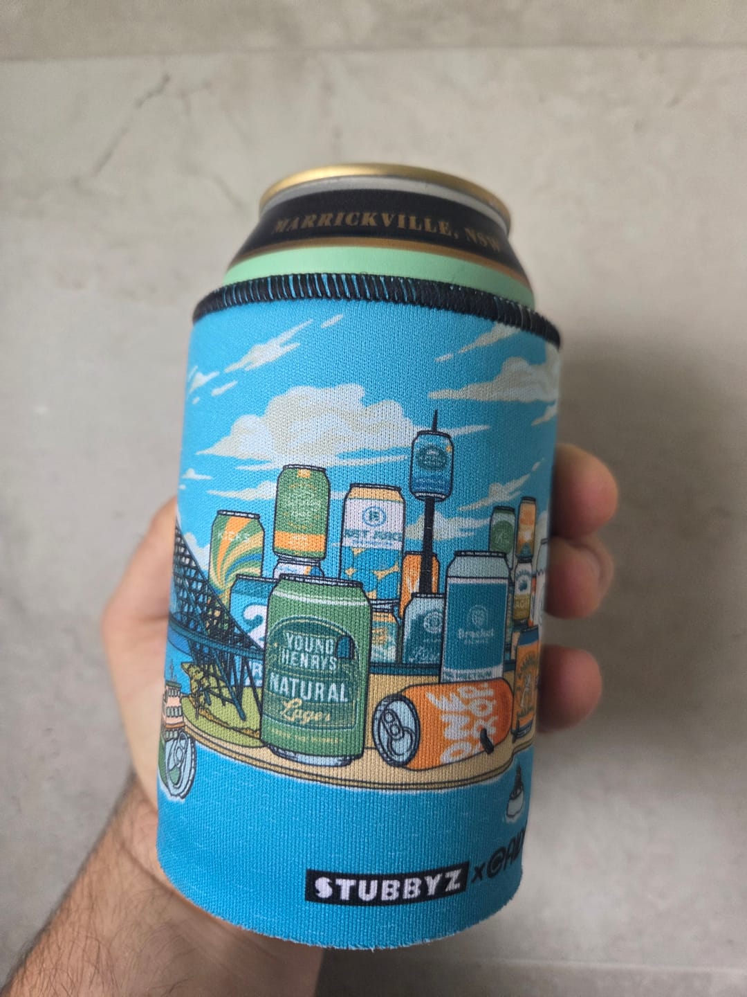 Customer photo review of Stubbyz x Aidan Howes Collection Stubby Cooler (2 & 4-Pack)