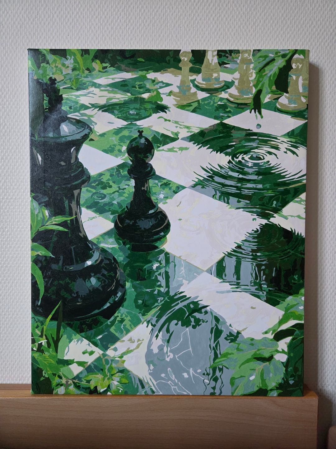 Customer photo review of Malen nach Zahlen - Dschungel-Gambit