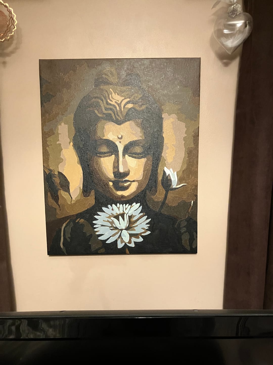 Customer photo review of Visage de Bouddha et fleur de Lotus