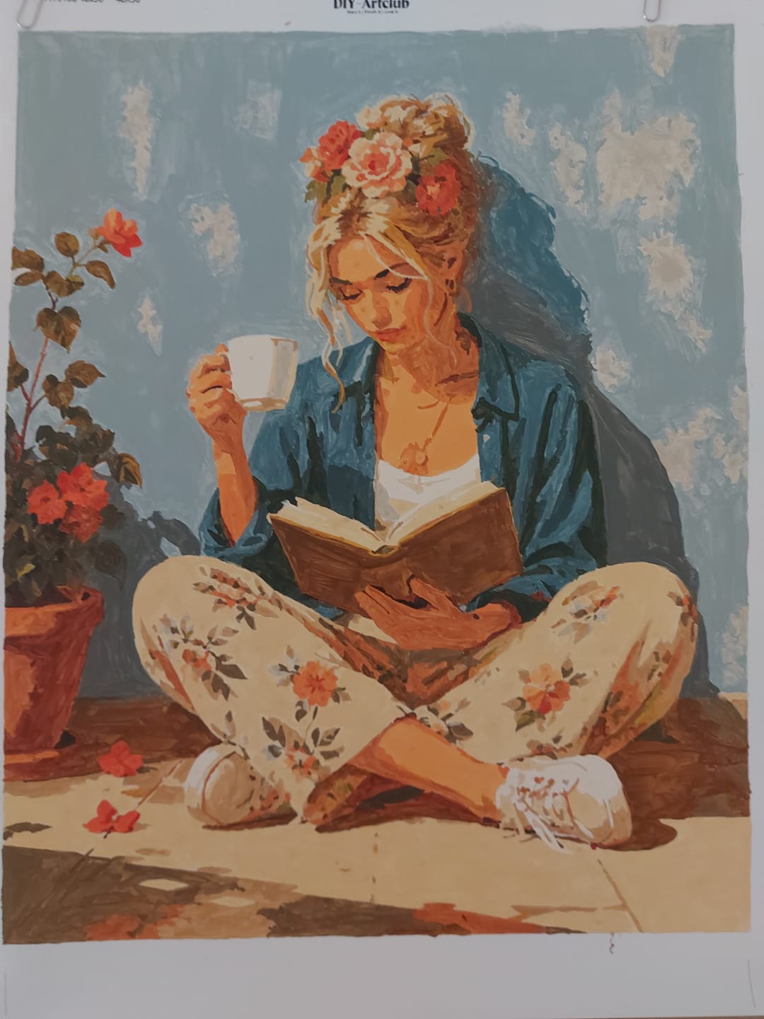 Customer photo review of Floral Escape Pt. 2 | Paint by Number