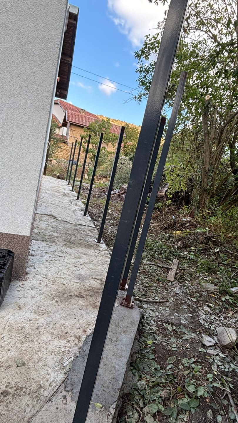 Customer photo review of Оградни колове с планка
