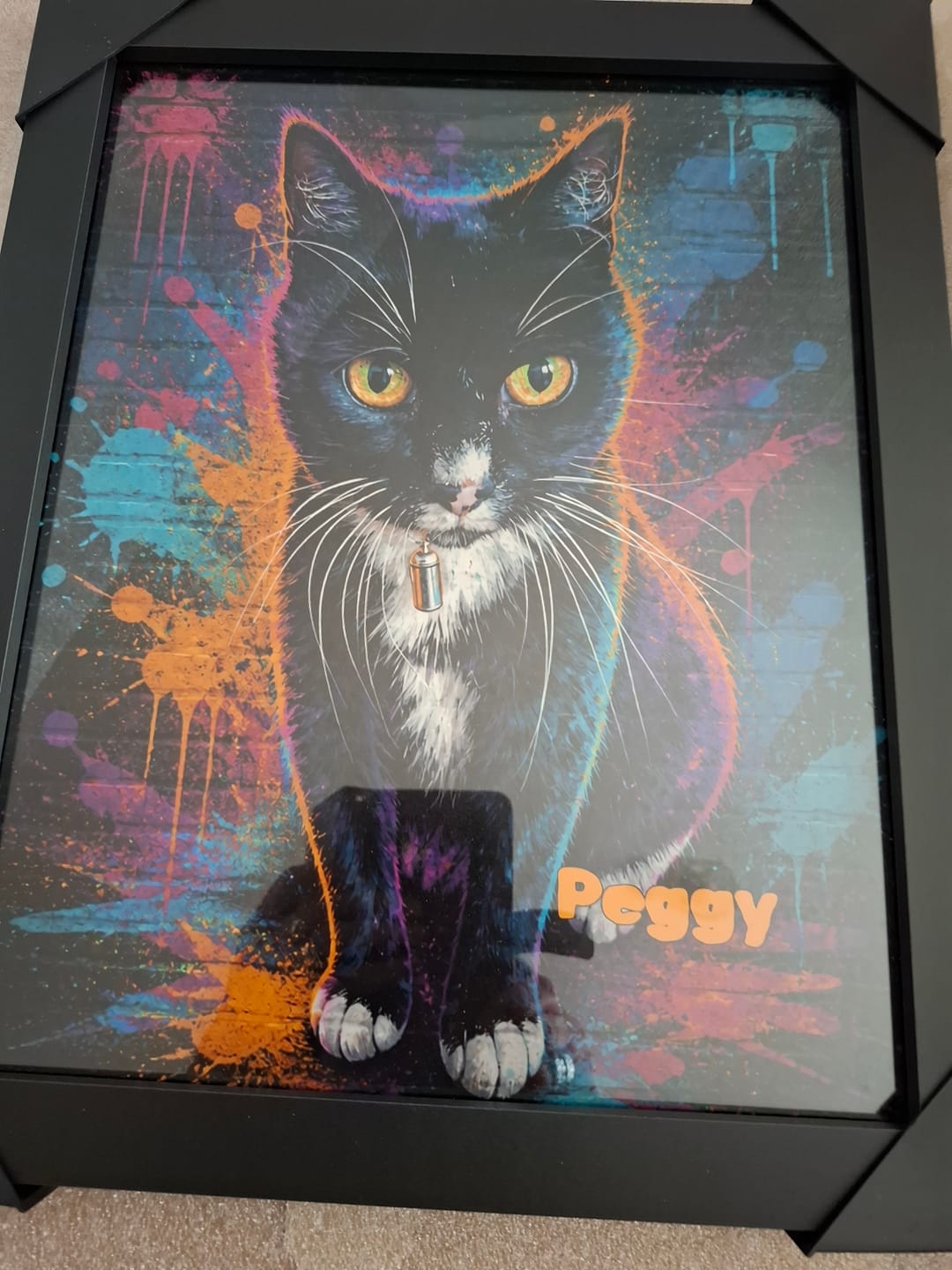 Customer photo review of Personalised Poster - Splash