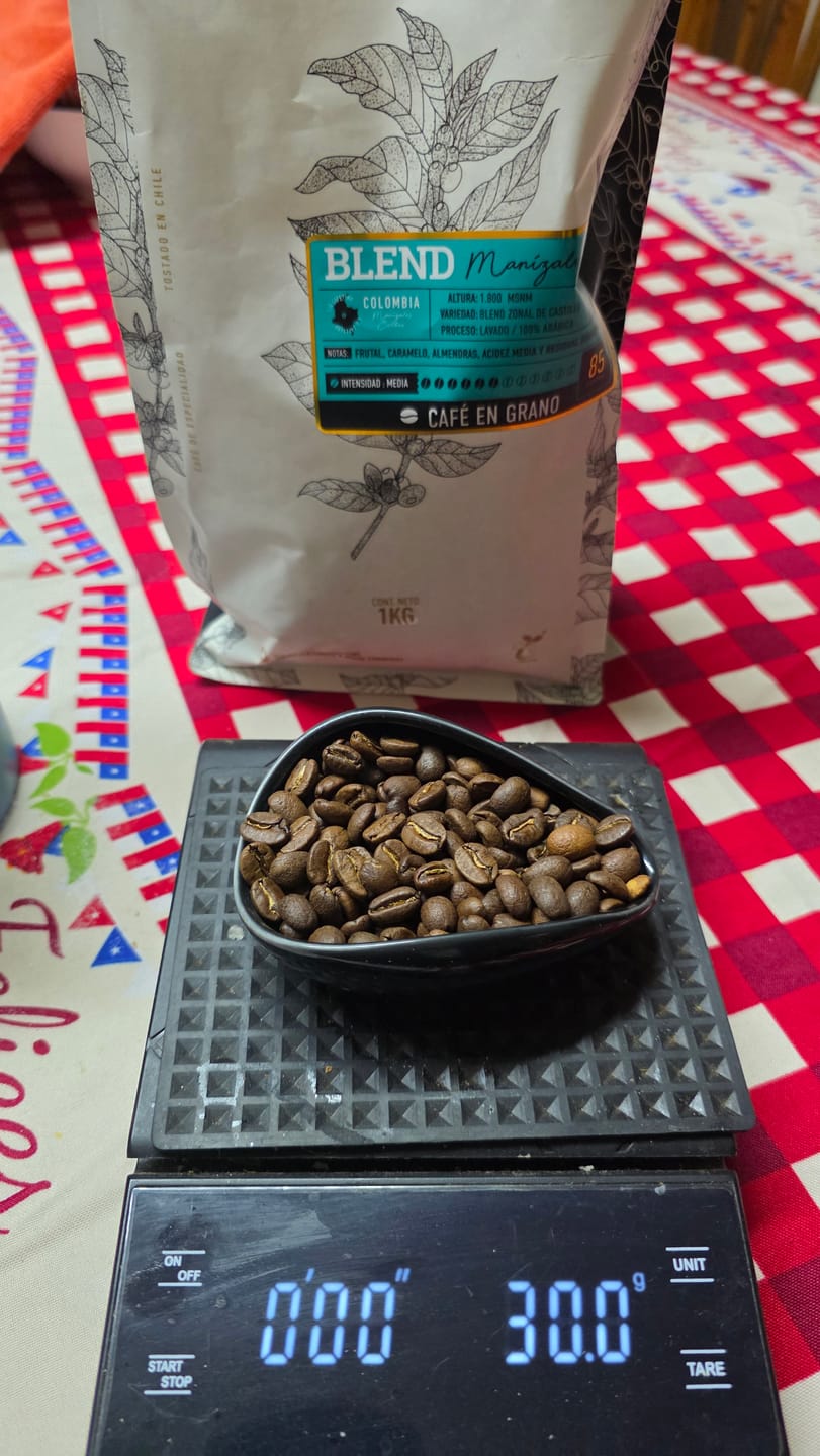 Customer photo review of Colombia | Blend Manizales Bolsa 1KG |GRANO ENTERO