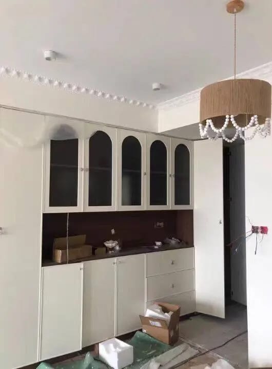 Customer photo review of Domed Hemp Rope Pendant Light, Beaded Fringe, 40–60 cm