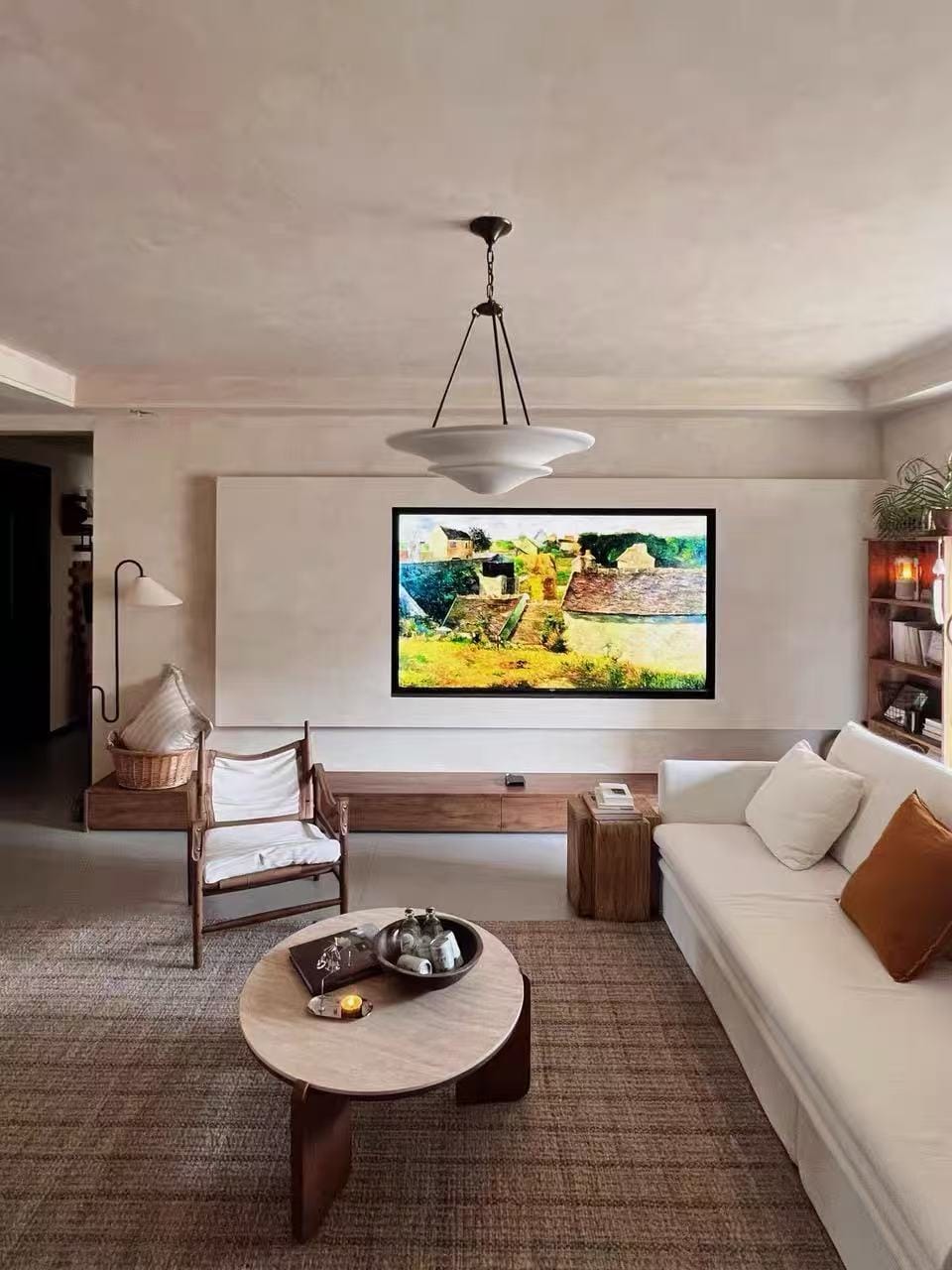 Customer photo review of WOMO Wabi Sabi Snowstone Cone Pendant Light-WM3215