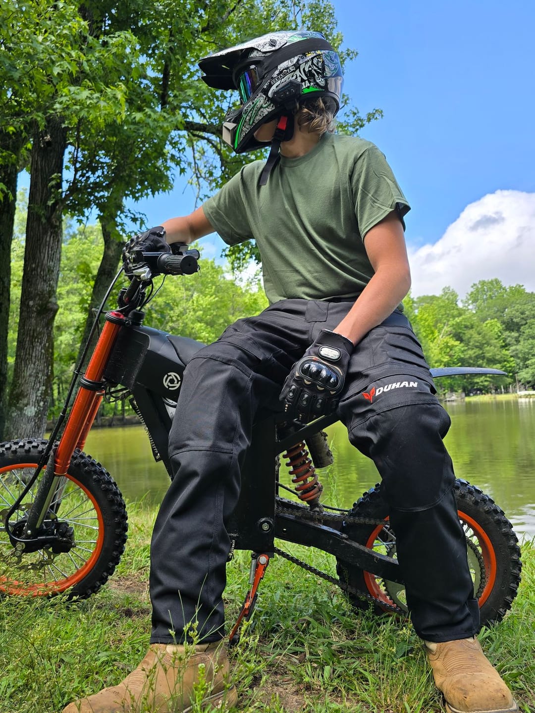Customer photo review of Utah Motorcycle Pants