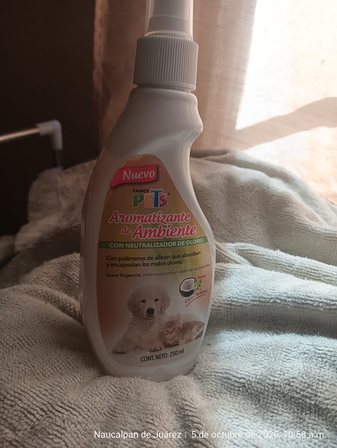 Customer photo review of FL3923 1 Pieza Aromatizante de Ambiente c/Neutralizador de Olores 250 ML Para Mascota