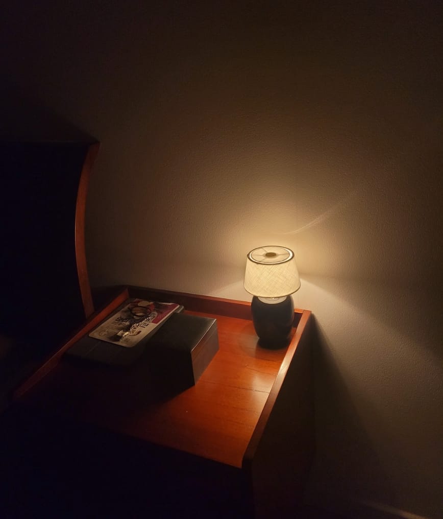 Customer photo review of Torso Petite Table Lamp