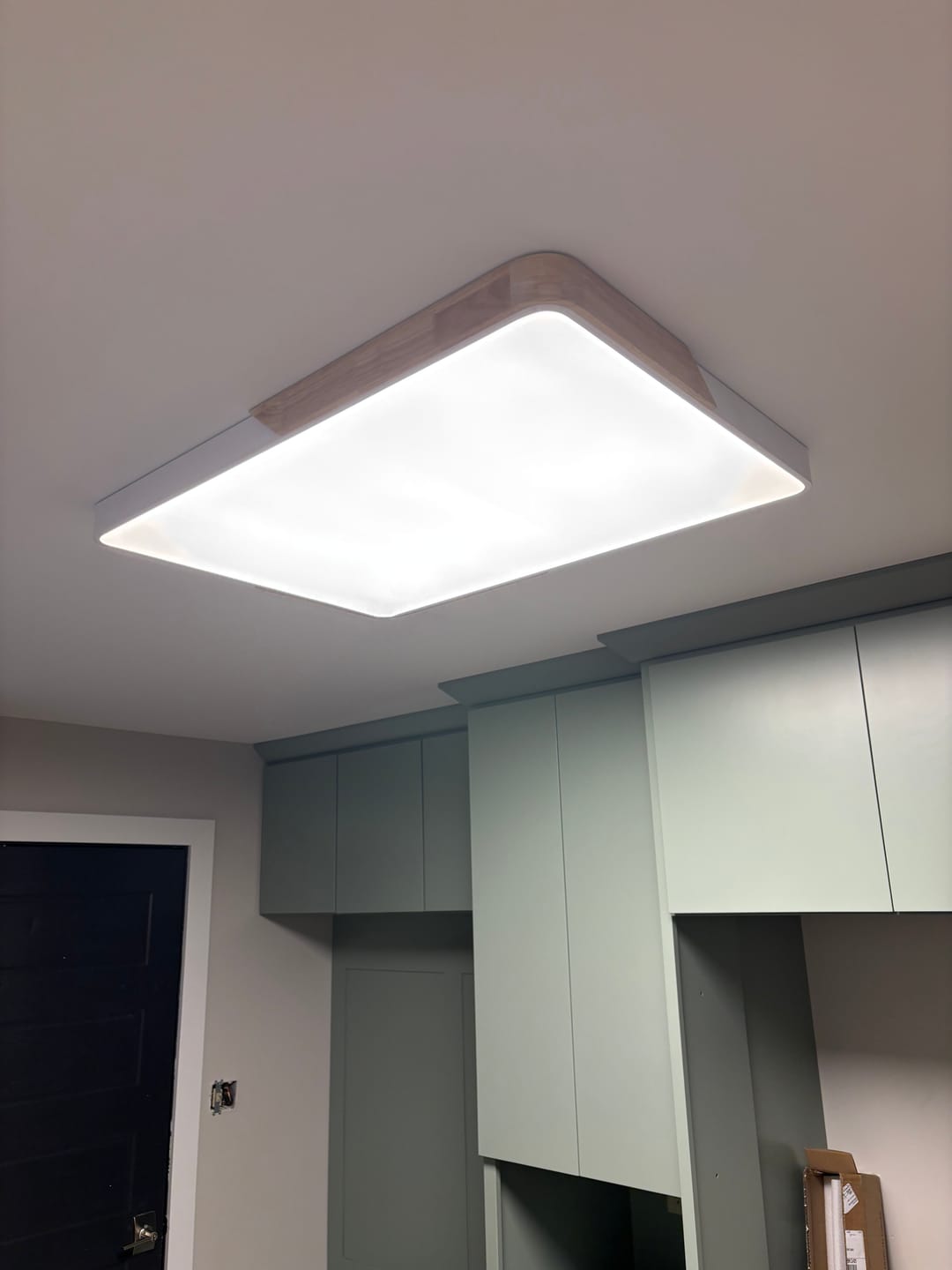 Customer photo review of Rectangle LED Flush Mount Light