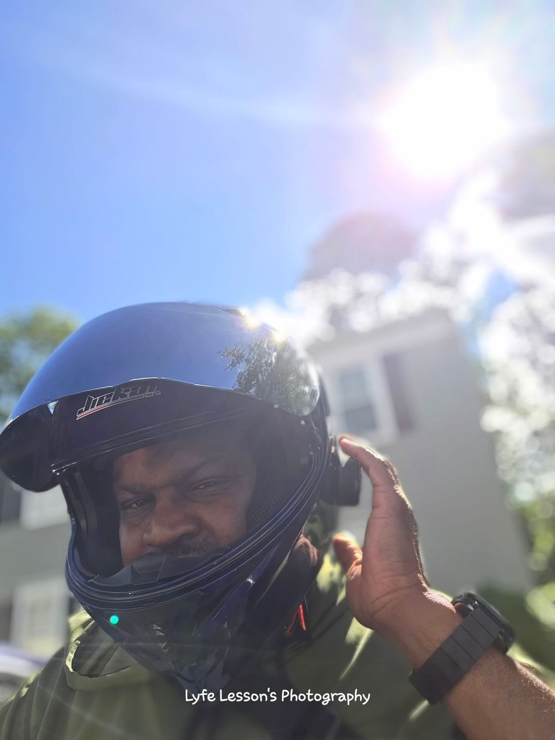 Customer photo review of R3 Modular Full Face Helmet - Bluetooth Headset