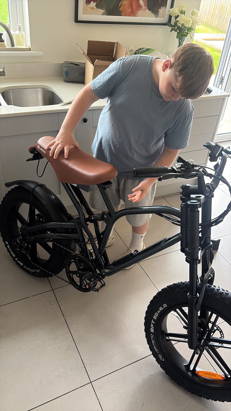 Customer photo review of JANSNO X50 Fat Tire Electric Bike